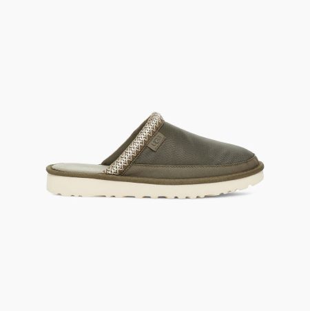 UGG Tasman Slip-On ULD Mono Green Slippers for Men (WQNE81935)